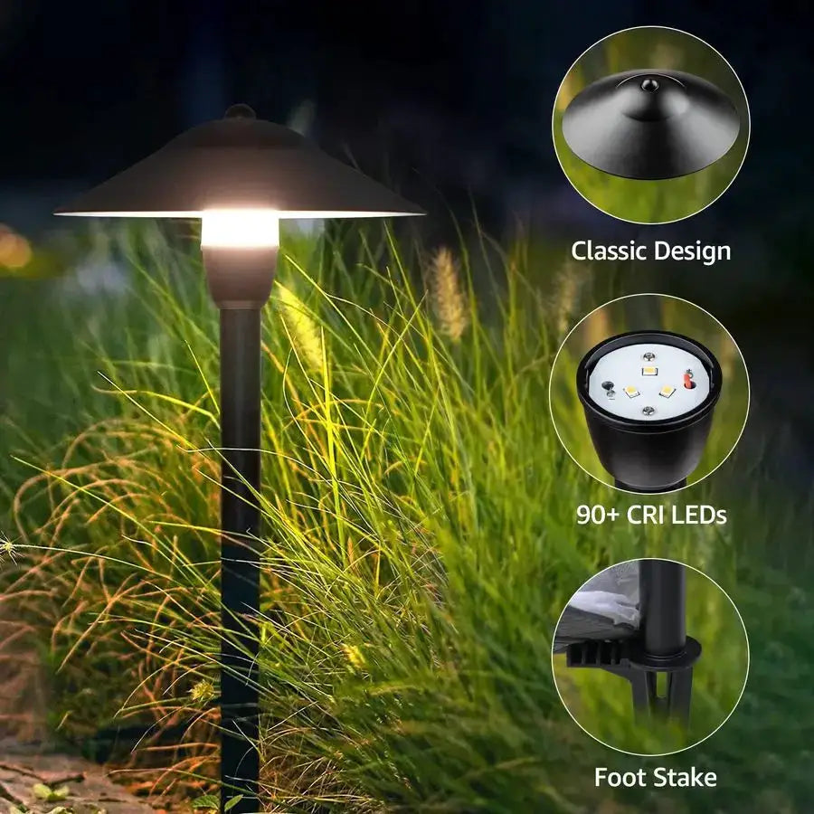 Low Voltage Pathway Lights LED Landscape Lights Low Voltage 3W 1224V 3000K Landscape Lighting CastAluminum Waterproof Landscape from PriceLows™