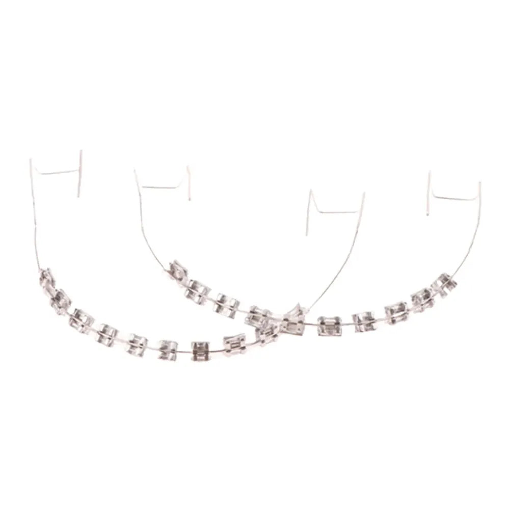 Temporary Tooth Braces | Metal Wire Bracket | Pair With Box