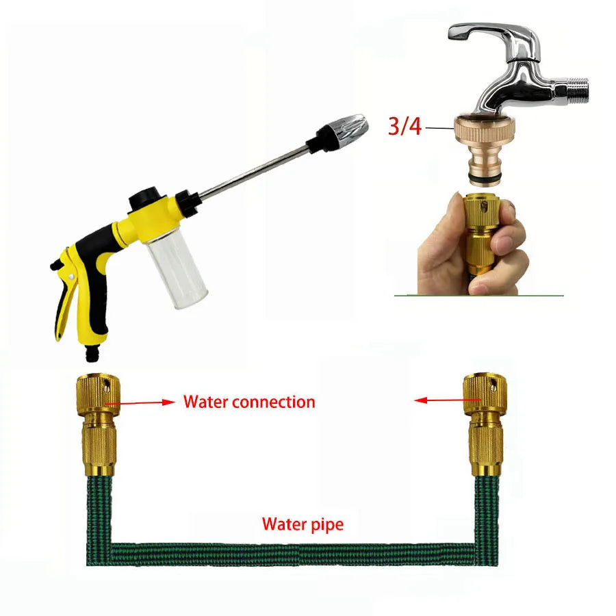 2025 Expandable Magic Hose, High-Pressure Car Wash, 7Water Spraying Functions, Water Gun, Home Garden Watering Hose garden hose from PriceLows™