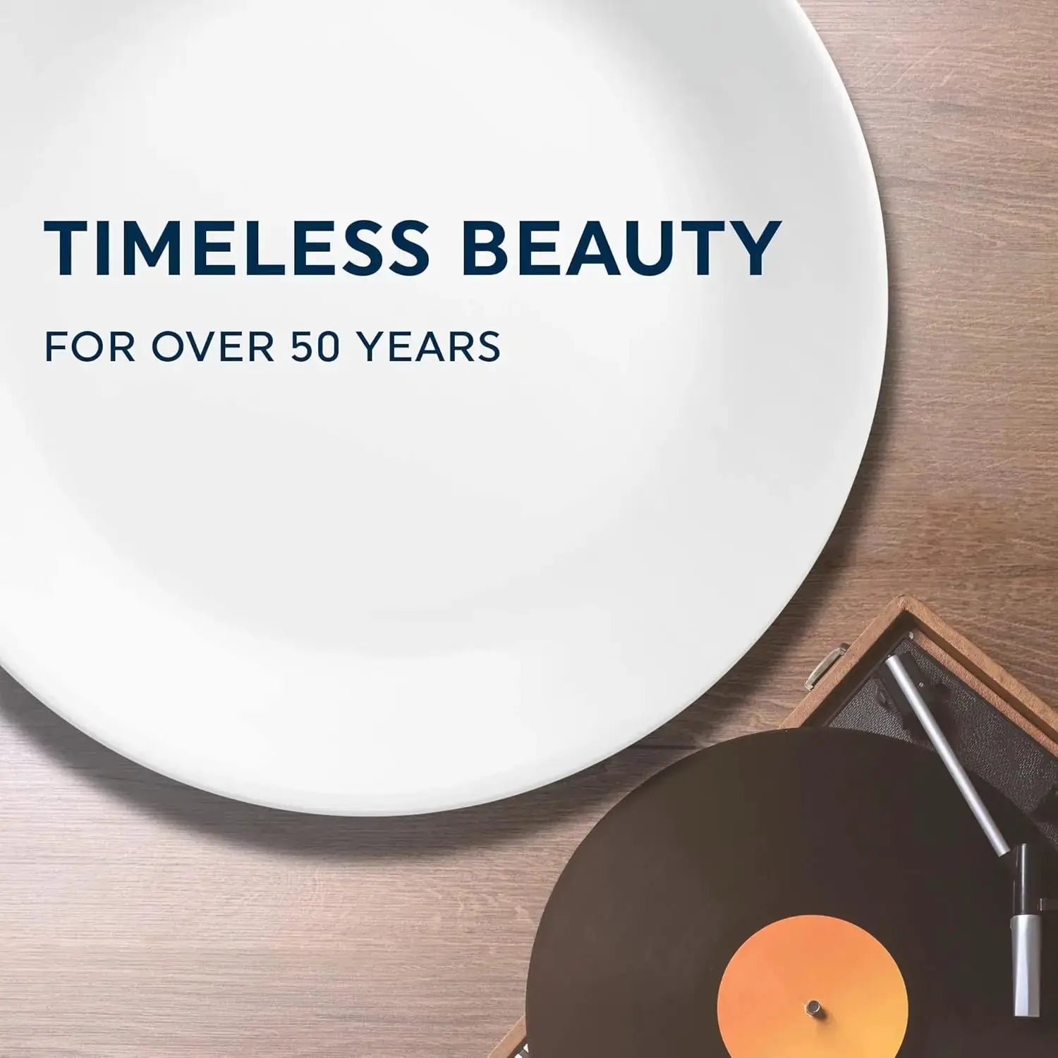 10.5-Inch Dinner Plate Set of 6, Lightweight & Chip-Resistant, Microwave & Dishwasher Safe from PriceLows™
