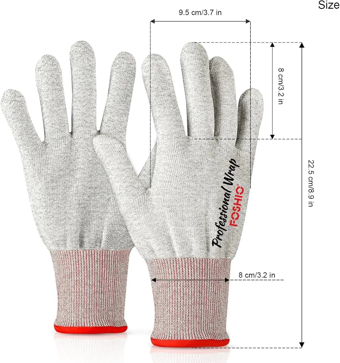 Professional Anti-Static Vinyl Wrap Gloves, Carbon Fiber Dust-Free Working Gloves for Precision Tasks from PriceLows™
