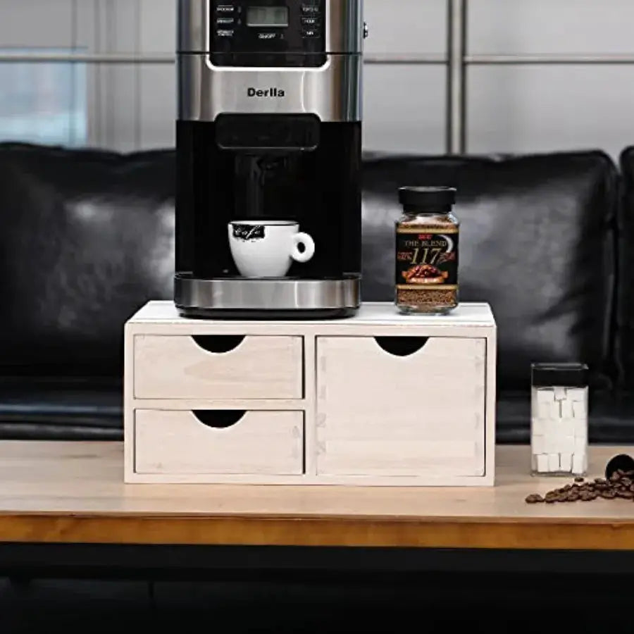 Kitchen Storage Organizer with 3 Drawers for Coffee Brew K Cup/Coffee Pod Holder - Office Organization Drawer for Desk, Multi-P from PriceLows™