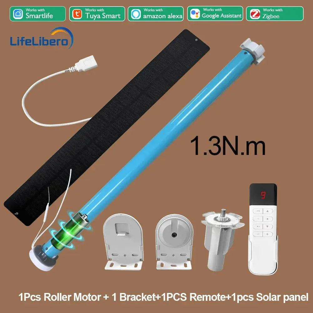 LifeLibero Tuya Zigbee Battery Window Blinds Smart Curtains Motor Roller Blind Automatic Wire Free Tubular Blind For37 38mm Tube from PriceLows™