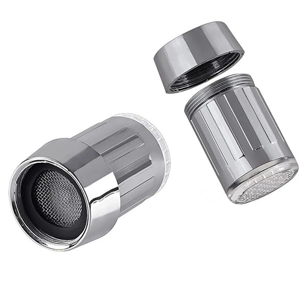 7-Color Change Automatically LED Faucet Head Glow Water Saving Stream Light Faucet Aerator Tap Nozzle for Kitchen Bathroom from PriceLows™