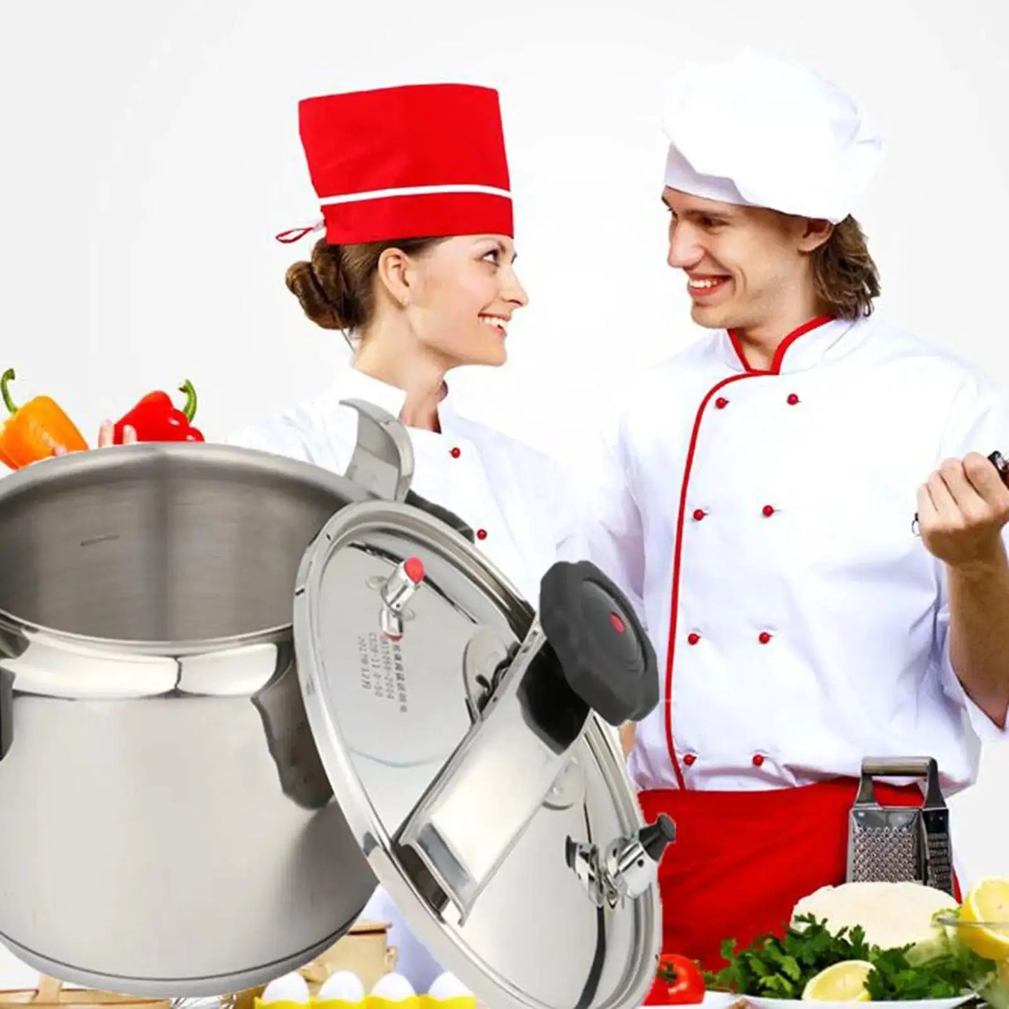 Pressure Cooker | 30 Quart Capacity | Stainless Steel | Large Steamer