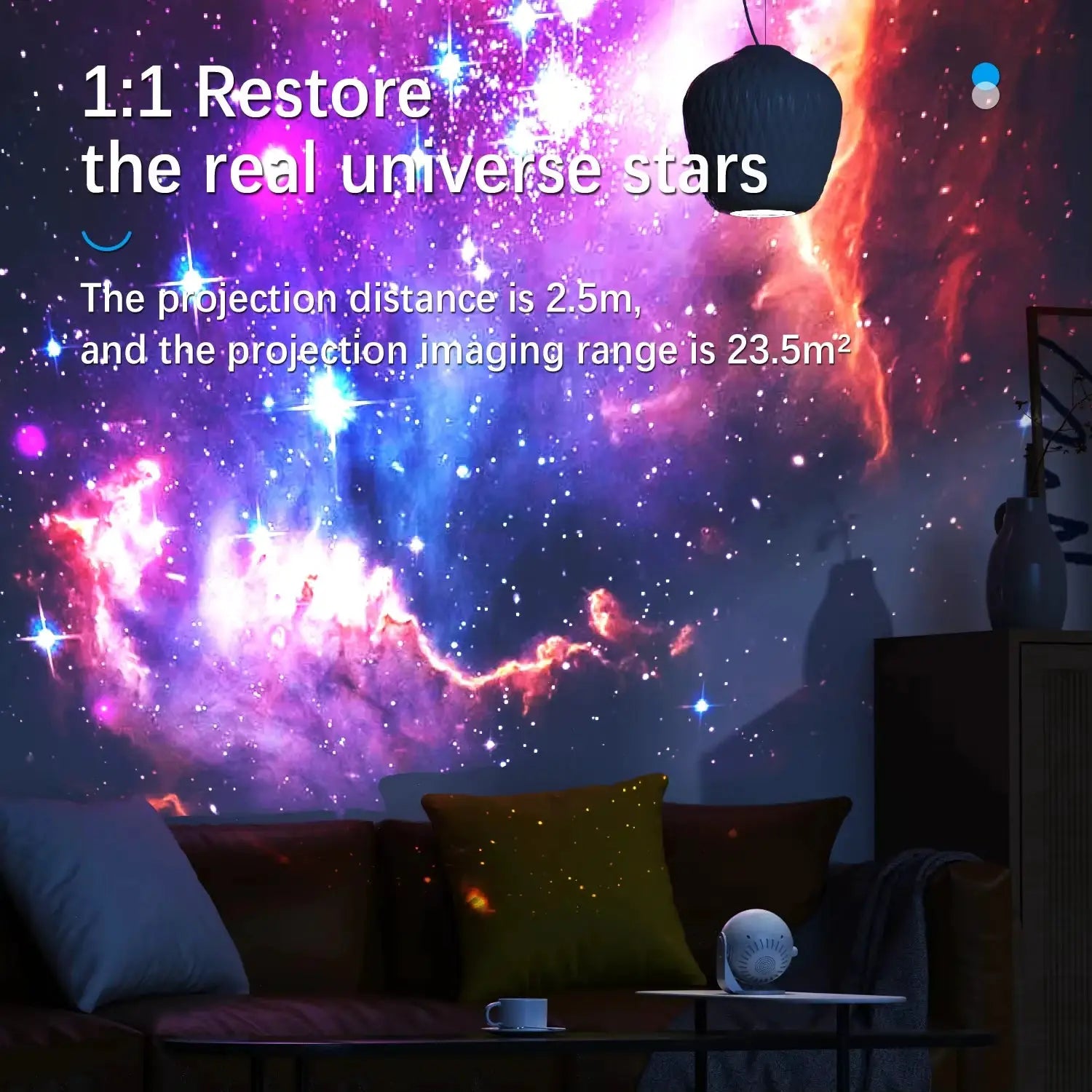 Galaxy Projector Star Projector Planetarium Starry Sky Night Light for Kids Adults Space Ceiling Projectors for Home Decor Chris from PriceLows™