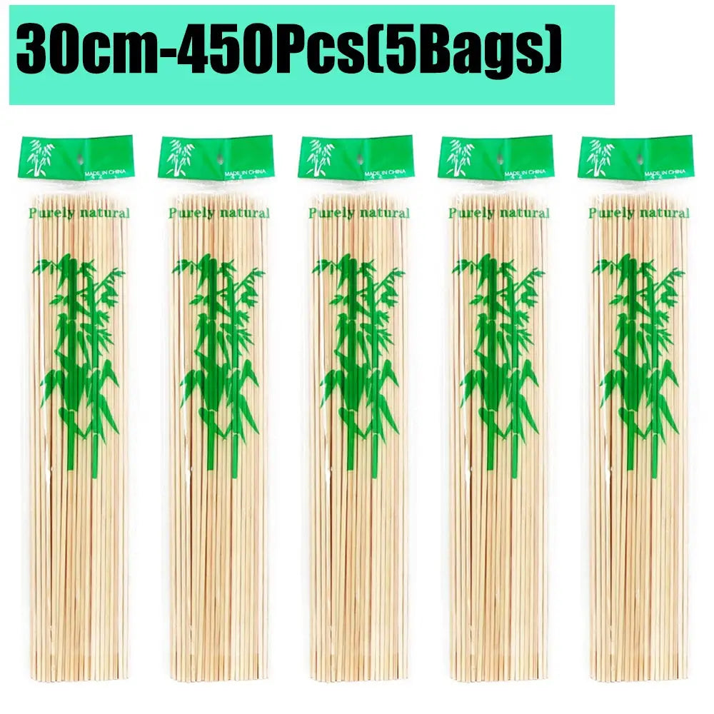 Bamboo Skewers | Natural Color | 15/20/25/30cm | 80-90 Pcs Pack