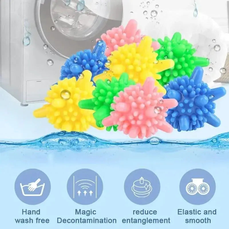 5Pc Anti-Tangle Hair Lint Remover Washing Machine Cleaning Ball Household Supplies Random Color Decontamination Laundry Ball from PriceLows™