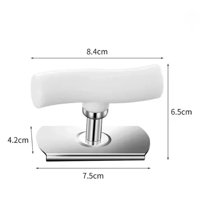 Bottle Opener | Stainless Steel | Rotating Design | White 7.5x4x7 cm