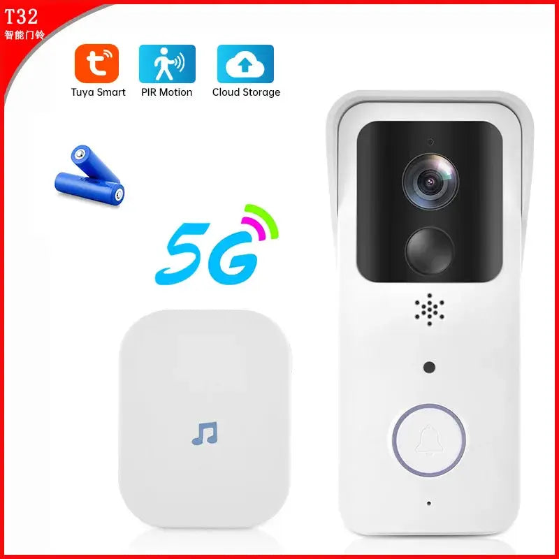 Smart Video Doorbell | 1080P HD | Dual Band WiFi | Waterproof