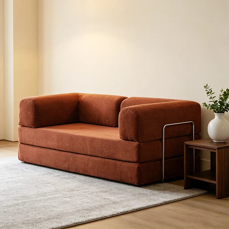 Sofa Bed | 180 cm Length | Corduroy Upholstery | Foldable, Convertible