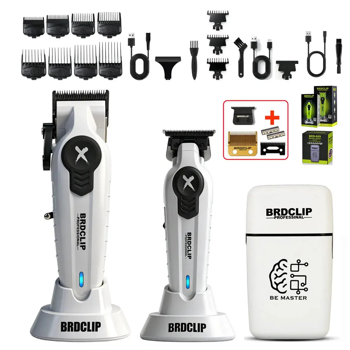 Hair Clipper Kit | 90 Min Battery Life | Stainless Steel Blades | FA1C FA1T FA1S
