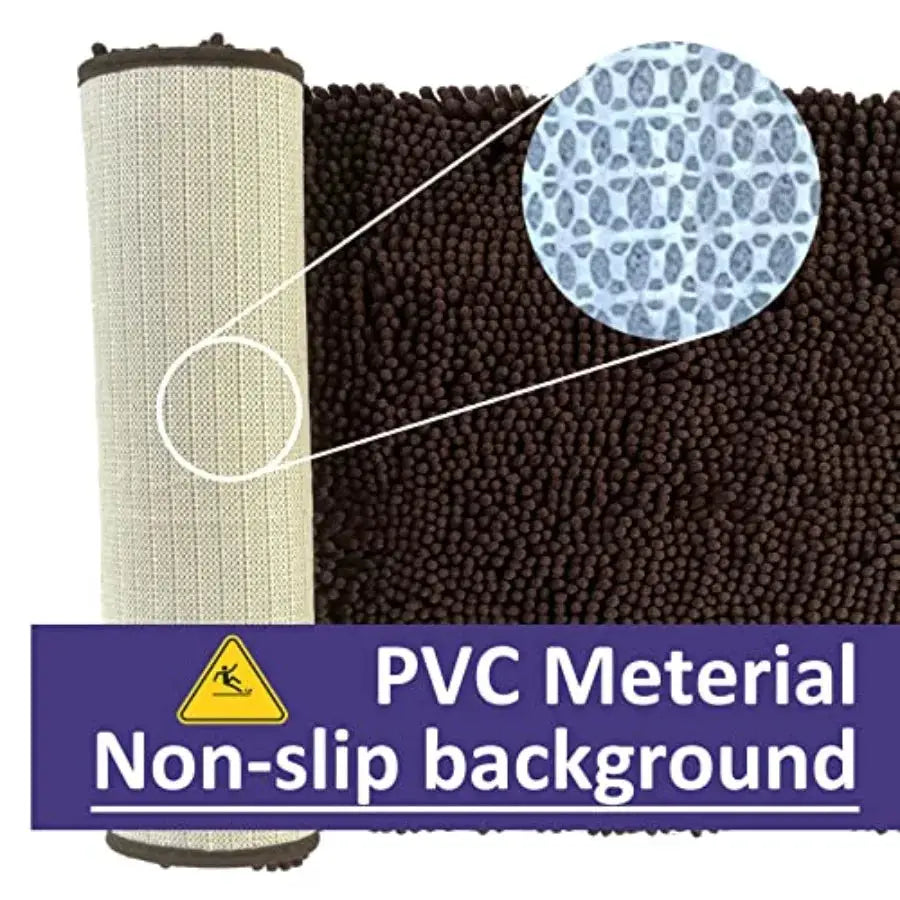 Bath Rug Set 3 Piece Luxury Chenille Extra Soft and Absorbent Shaggy Bathroom Mat Rugs Machine Washable Non-Slip Plush Carpet R from PriceLows™