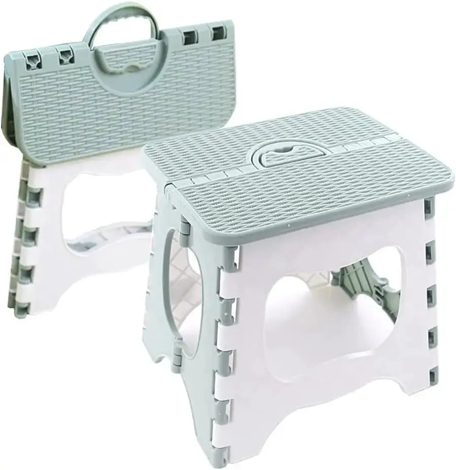 Compact Foldable Step Stool, 12.5in, Holds 300 lbs, Non-Slip, Easy Storage from PriceLows™