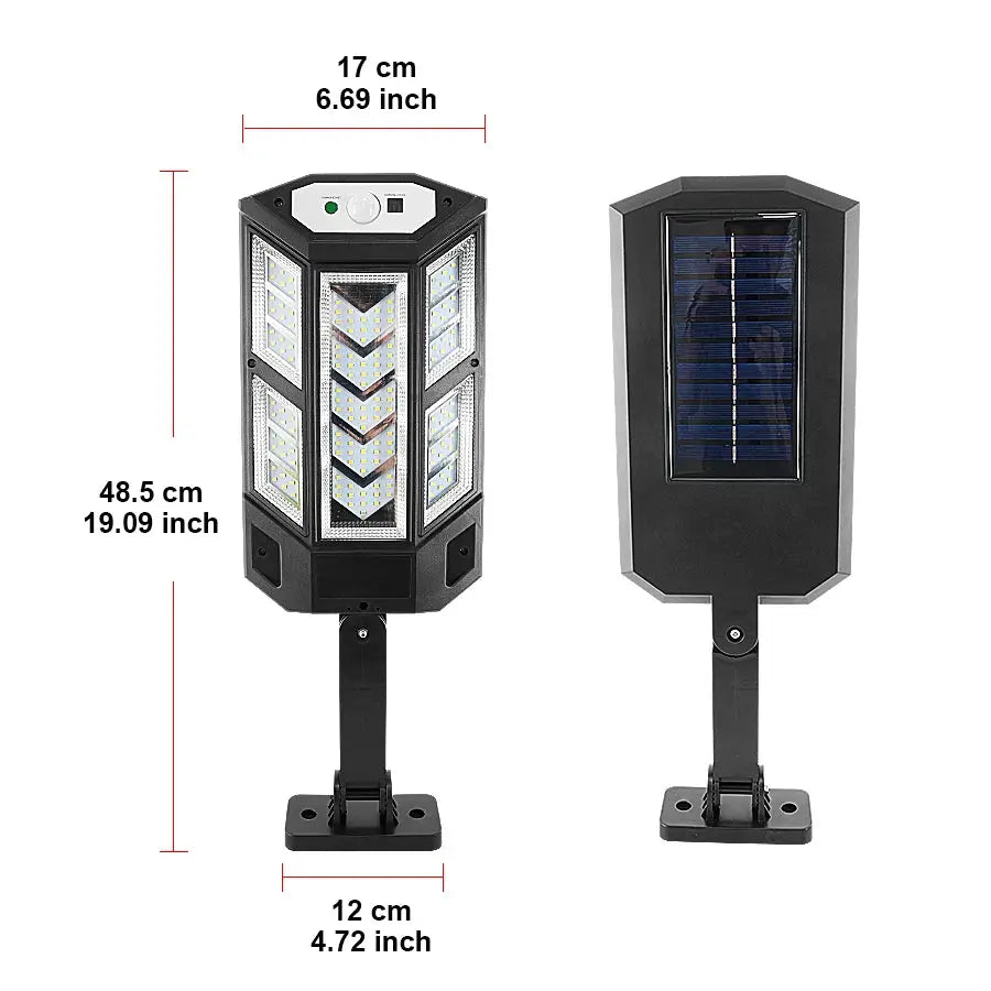 990000000LM Solar Lights 720 LED Ultra Bright External Solar Lamp 3 Modes Motion Sensor Solar Street Lamp Yard Garden Lantern from PriceLows™