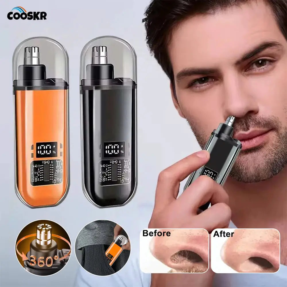 Nose Hair Trimmer Mini Clipper For Men Electric Eyebrow Nose Ears Hair Trimmer USB Rechargeable Travel Portable Nose Hair Cutter from PriceLows™