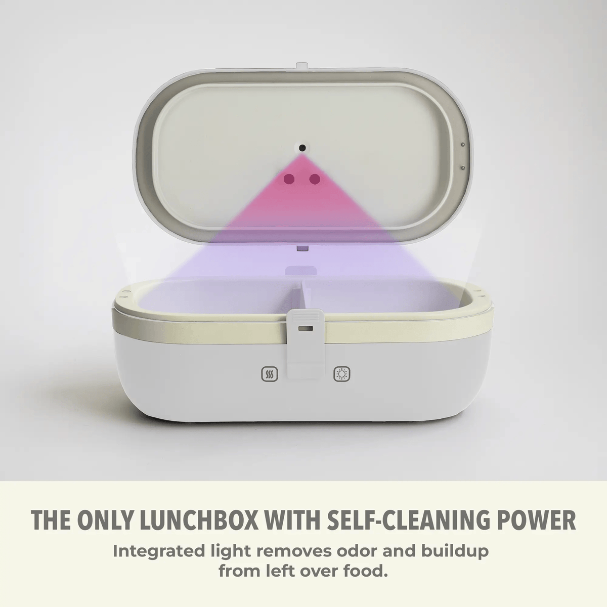 Self-Heating Lunch Box With USB-C Cord and UV LIGHT SANITIZER from PriceLows™
