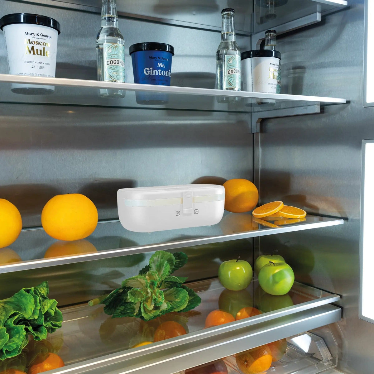Self-Heating Lunch Box With USB-C Cord and UV LIGHT SANITIZER from PriceLows™