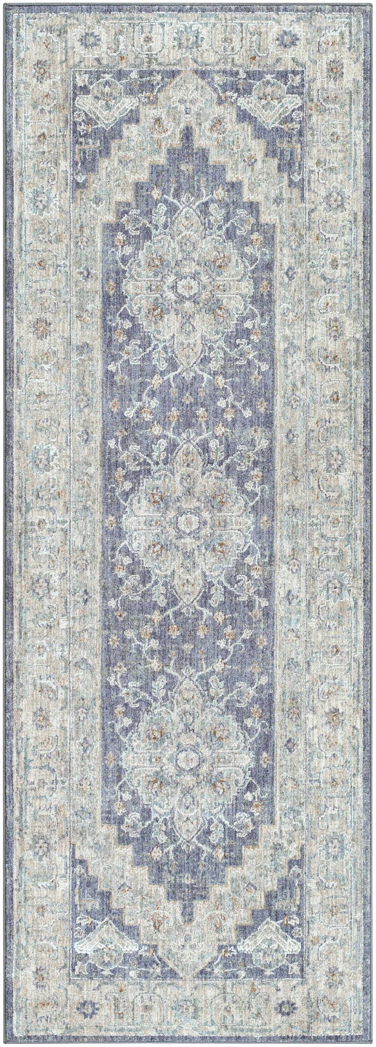 Sema Blue Medallion Rug from PriceLows™