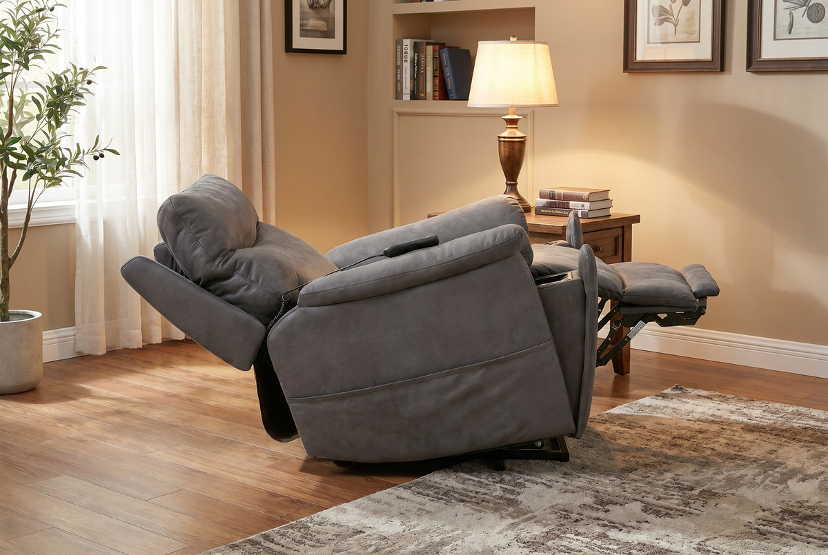 Power Lift Chair | Slate Grey | Heat And Massage | Single Seater