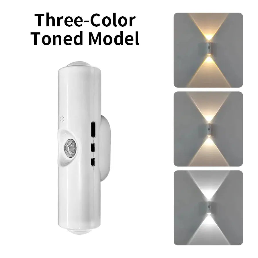 Motion Sensor Night Light 7 Color Change LED Wireless Wall Lamp Magnetic Rechargeable Spotlight for Bathroom Bedroom Living Room from PriceLows™