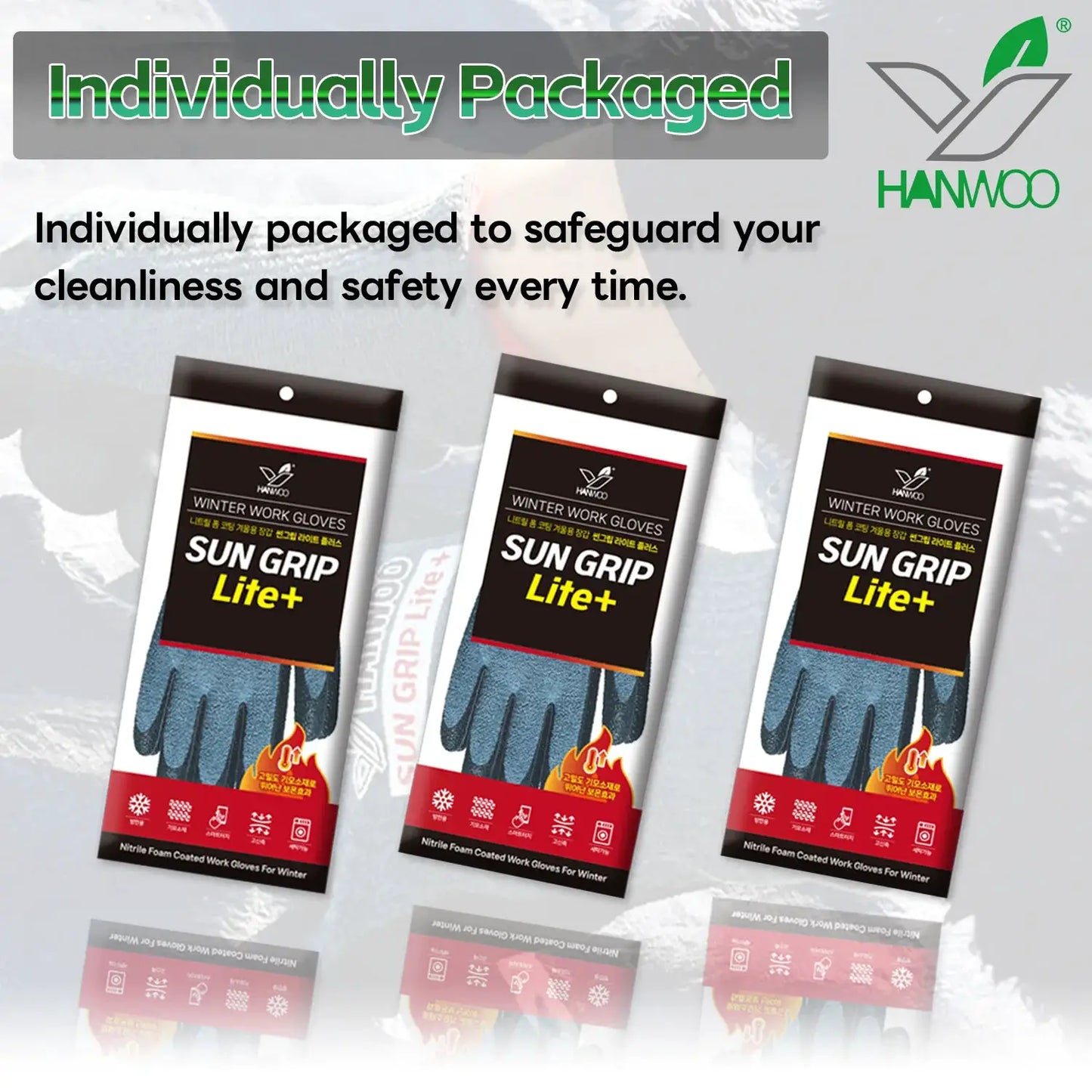 HANWOO Winter Work Gloves Smart Touchscreen Winter Warmth Microfiber Material Lightweight Gloves 3 Pairs from PriceLows™
