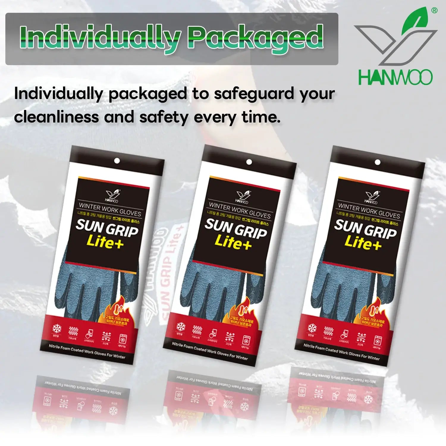 HANWOO Winter Work Gloves Smart Touchscreen Winter Warmth Microfiber Material Lightweight Gloves 3 Pairs from PriceLows™