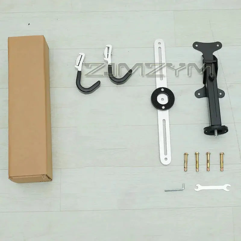 360° Rotation Bike Wall Mount Hook Adjustable Bicycle Parking Stand Foldable MTB Road Bike Display Rack Bike Storage Hanger from PriceLows™