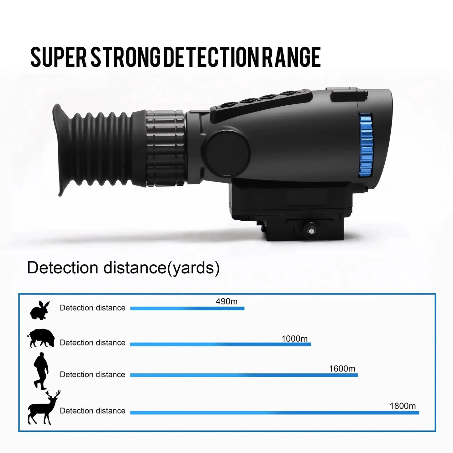 384*288 Thermal Imager Sight Up To 1500-1800 Detection Range for Outdoor Adventure, Search & Rescue from PriceLows™