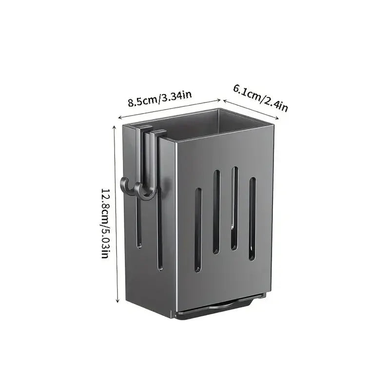 Wall-mounted Punch-free Chopstick Holder Kitchen Sink Tableware Drain Rack from PriceLows™