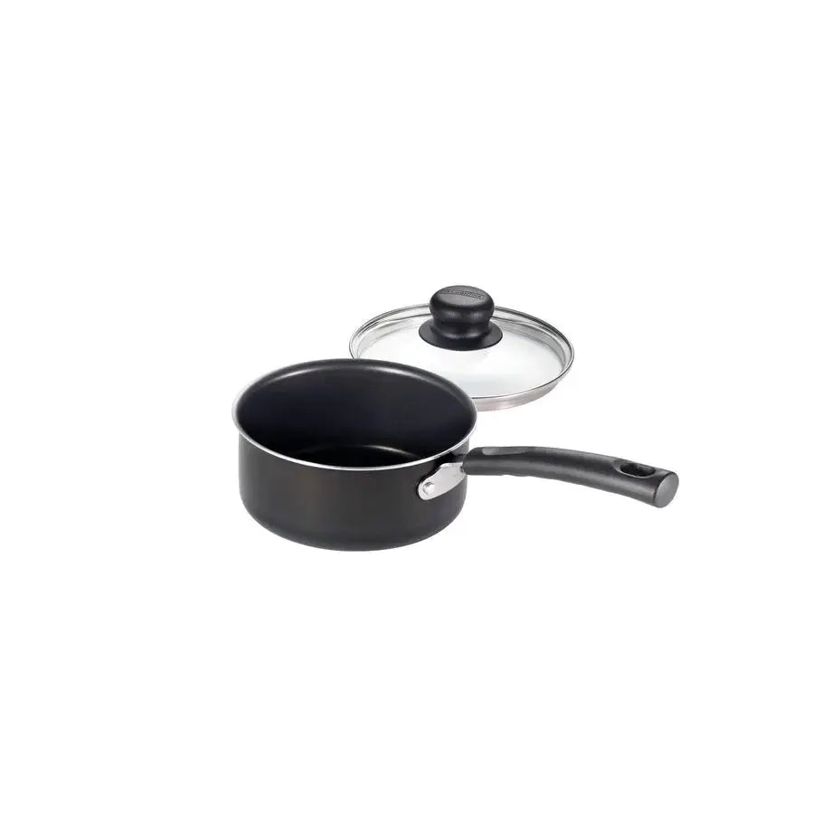 Primaware 15Piece Non Stick Cookware Set with Lids and Utensils, Aluminum Nonstick Pots and Pans Kitchen Set Storm from PriceLows™