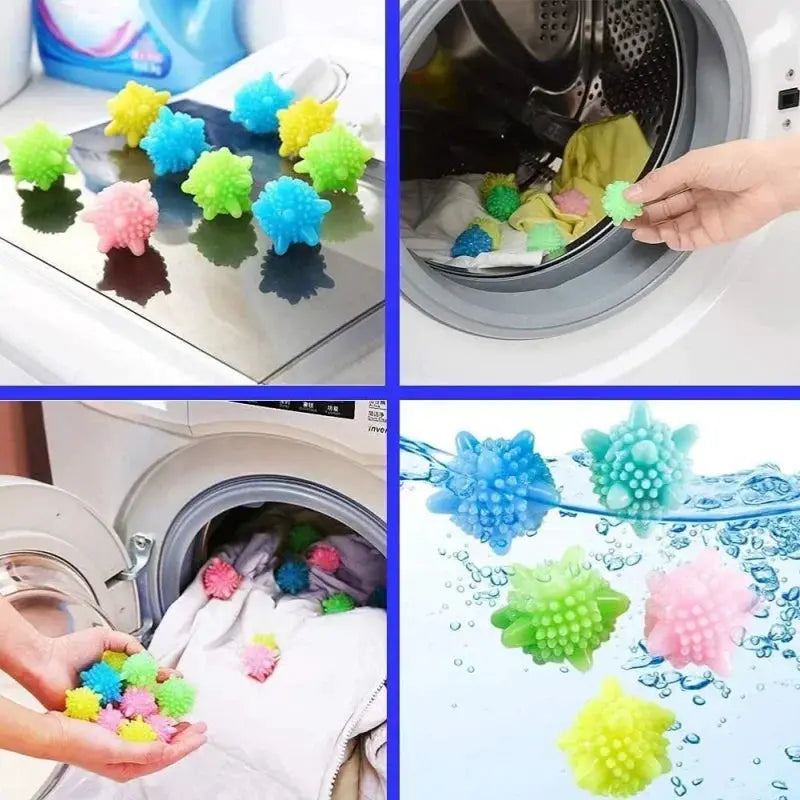 5Pc Anti-Tangle Hair Lint Remover Washing Machine Cleaning Ball Household Supplies Random Color Decontamination Laundry Ball from PriceLows™