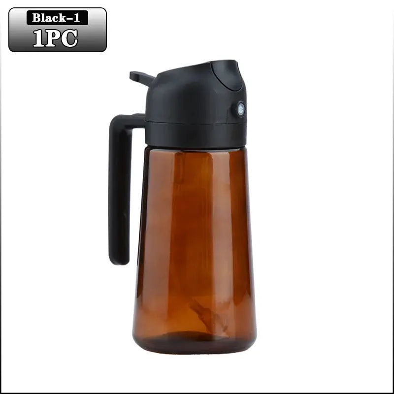 Oil Sprayer | Dark Glass Bottle For Olive Oil | 2 In 1 Function | One Size