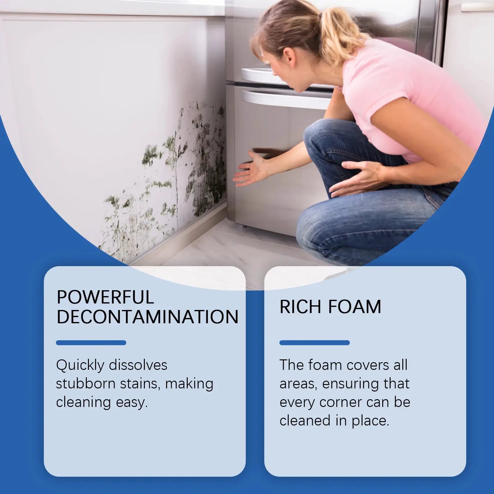 Stain Removing Foam Cleaner Multi Purpose Household Cleaning Moldy Wall Tile Cleaner from PriceLows™
