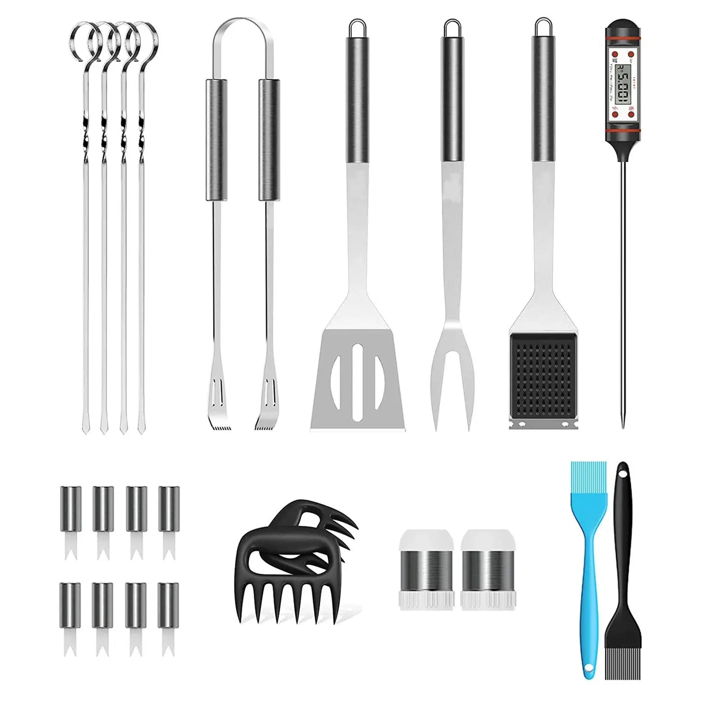BBQ Tool Set | 39-Piece Stainless Steel | Apron And Case Included | Outdoor Use