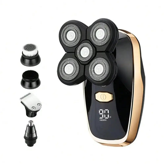 Electric Razor | Five Knife Head | Wireless Charging | For Men
