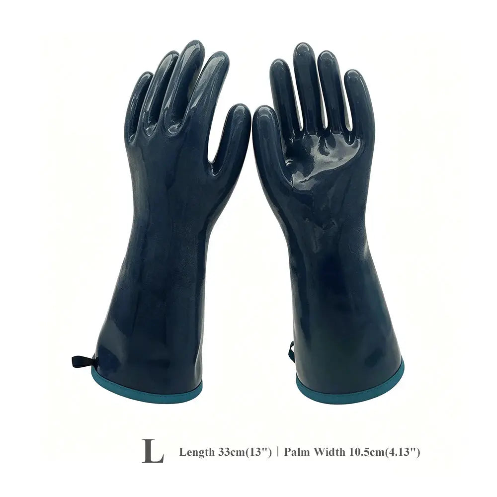 Silicone Oven Gloves | Heat Resistant | Food Grade | Extra Long 13.8in