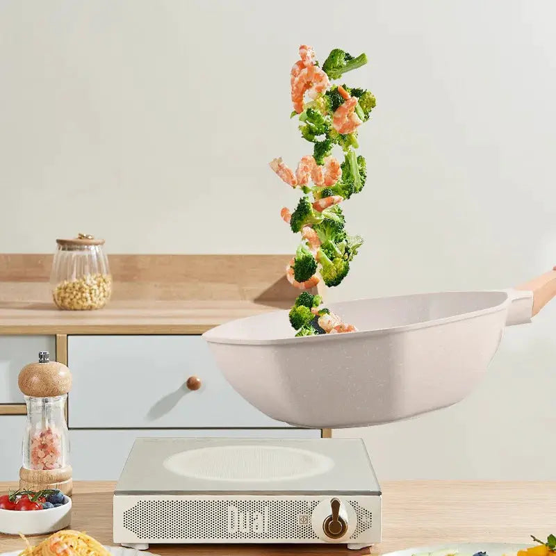 Nonstick Frying Pan | 28 cm Diameter | 3-4 L Capacity | Induction Compatible