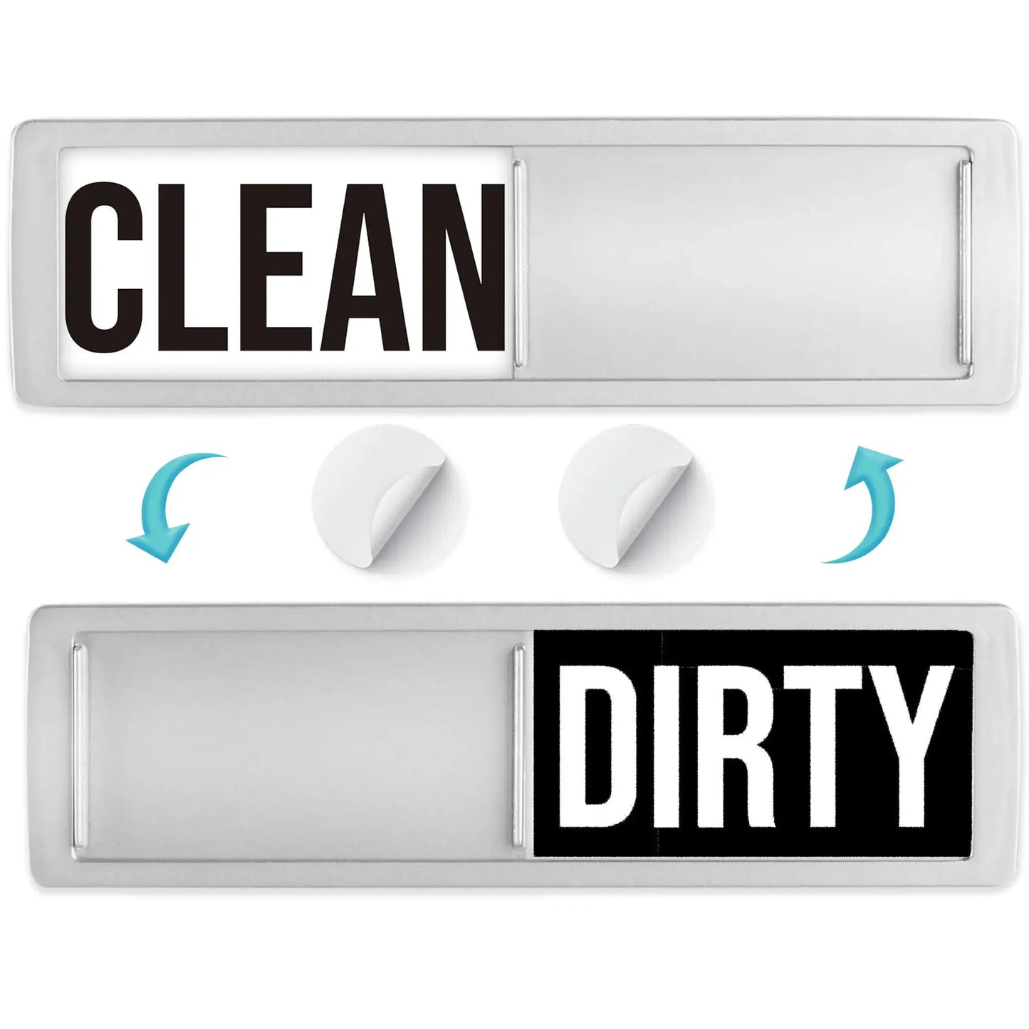 Dishwasher Magnet Sign | Optional Adhesive Magnetic | Easy Read | Medium