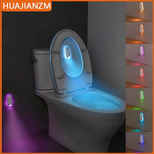 Toilet Night Light | Motion Sensor | RGB 7 Color Changing | Rechargeable LED from PriceLows™