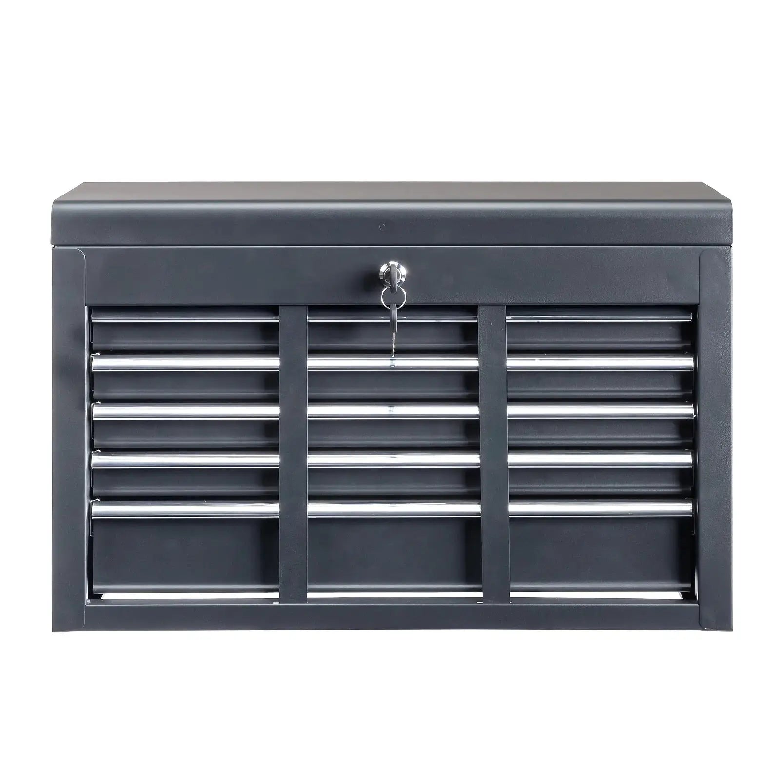 24-Inch Portable Toolbox Featuring 5 Drawers And a Top Storage Tray, a Lockable Metal Tool Chest Cabinet Suitable for Garages, Warehouses, Repair Shops, And Homes, in Red from PriceLows™