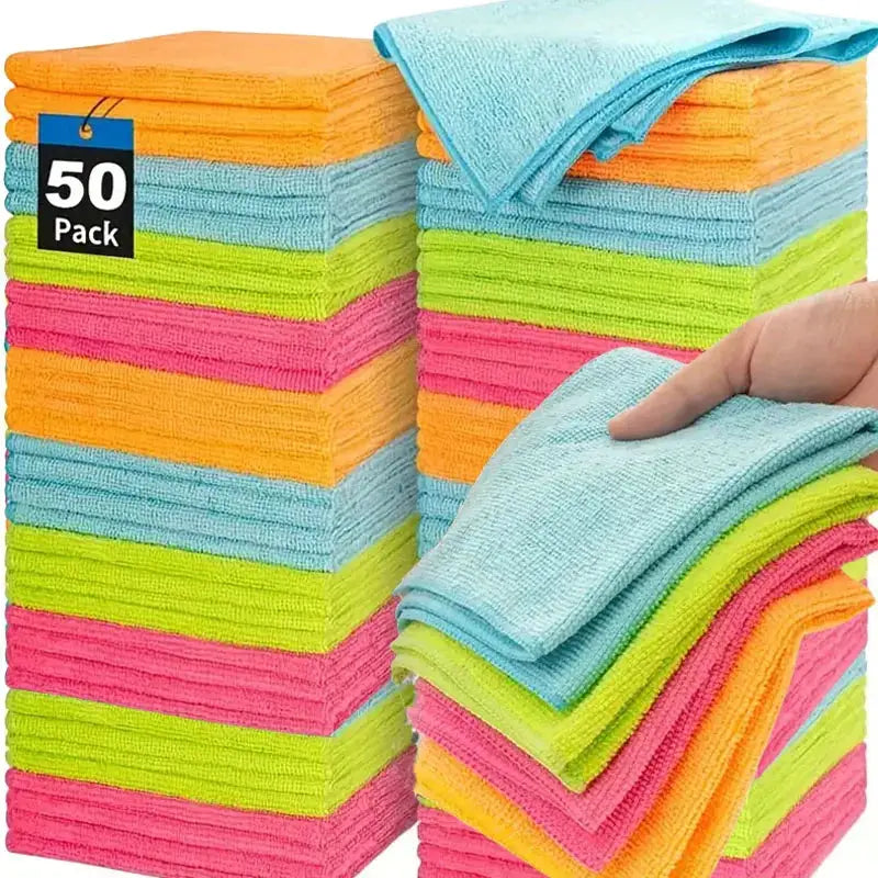 Microfiber Cleaning Cloth | Thickened And Super Absorbent | Car Wash | 25x25cm