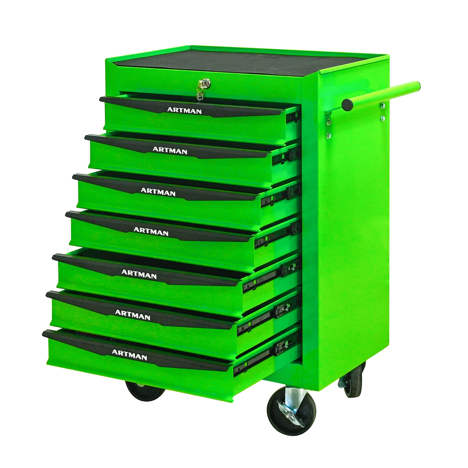 Rolling Metal Tool Chest with 7 Drawers, 20" 7-Drawer Tool Chest Cabinet with Ball Bearing Drawer Slides, Steel Tool Storage Box from PriceLows™