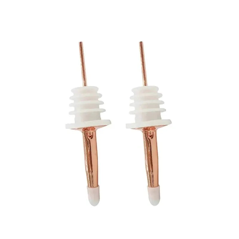 UPORS Wine Pourer 2/3Pcs Stainless Steel Alcohol Liquor Spouts Bottle Dispenser Wine Bottle Stopper with Cap Wine Accessories from PriceLows™