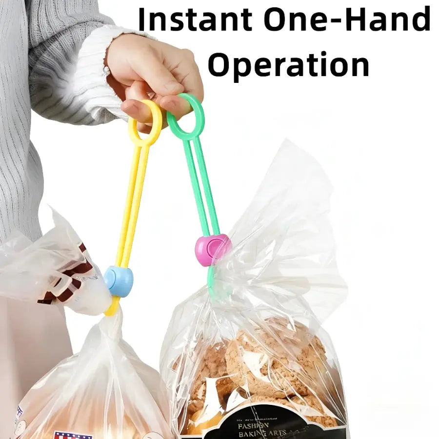 3PCS Magic Plastic Bag Sealing Clip-Multipurpose Food Storage Tool, Reusable Sealer Clip for Kitchen Food Preservation from PriceLows™