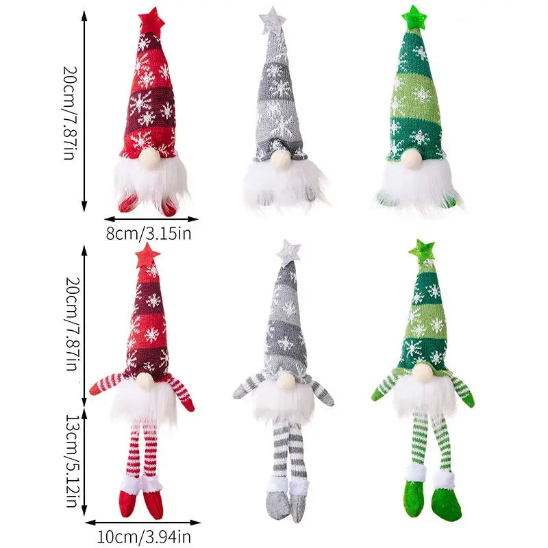 Christmas Elf Gnome | Internal LED Light | Soft Plush Body | 20Cm 30Cm Size