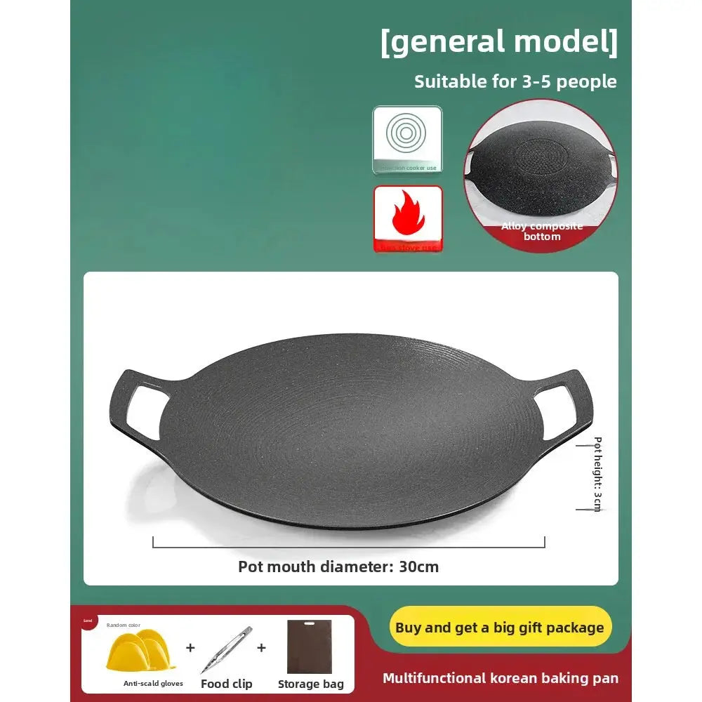 BBQ Cooking Plate | Die Cast | PFOA Free | Gas And Induction Compatible
