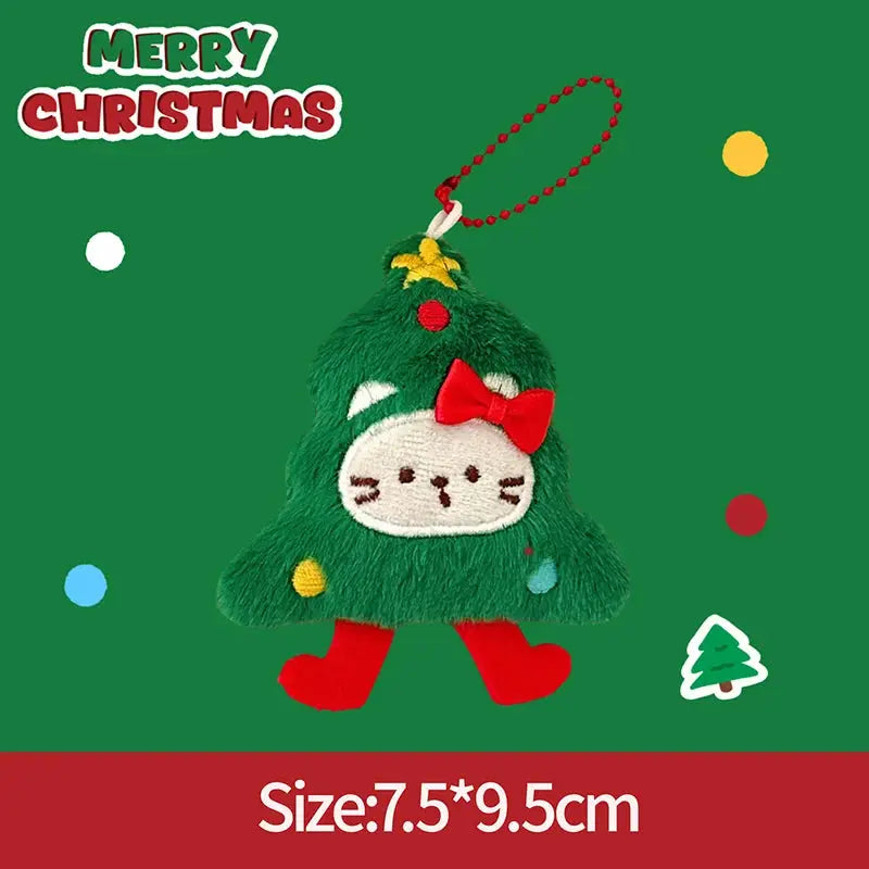 Hanging Plush Ornament | Santa Claus Snowman | Soft Touch Christmas Decoration