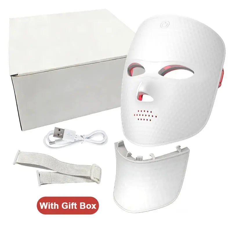Led Face Mask | 7 Color Therapy | Skin Care Device | Home Beauty Machine