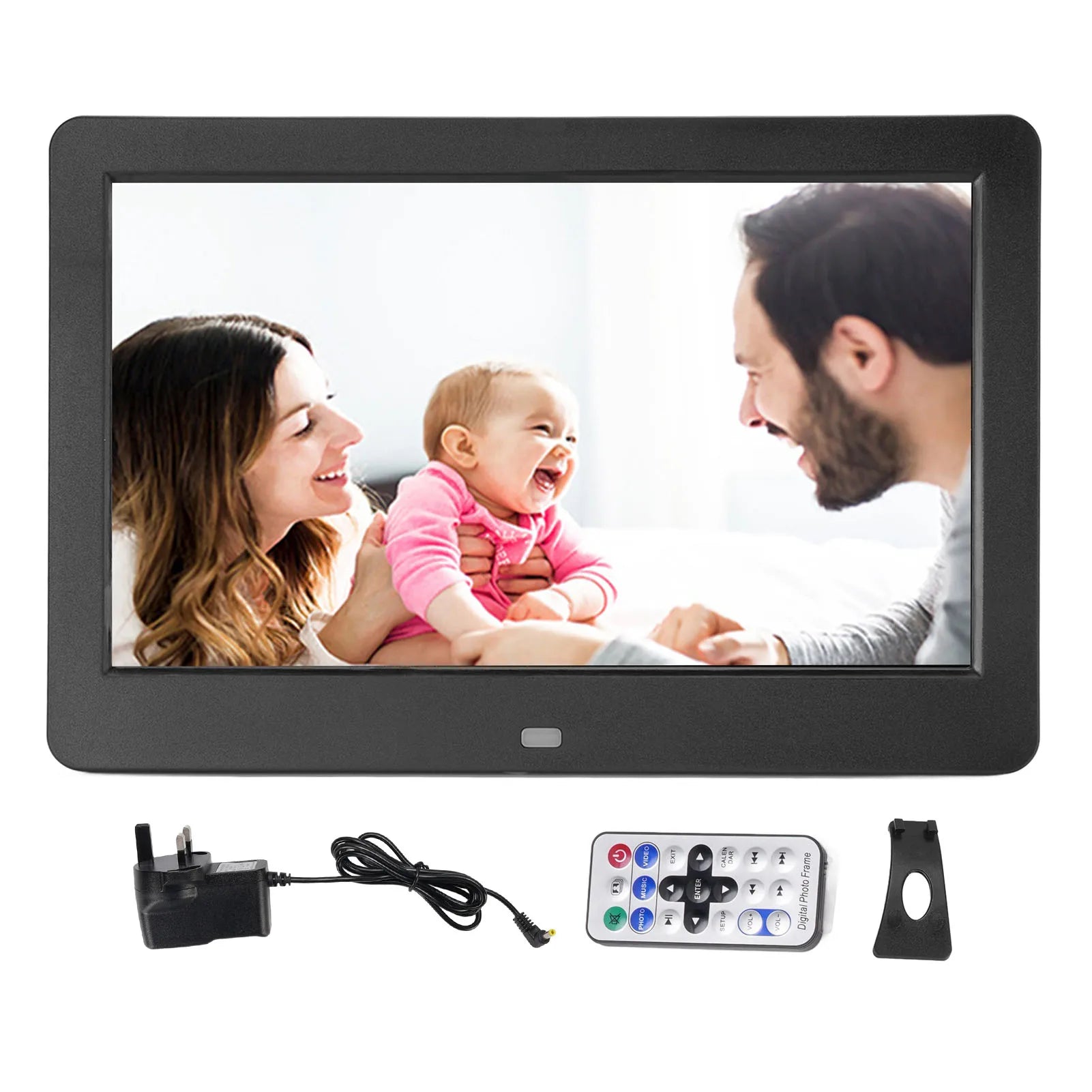 Digital Photo Frame Stereo Speaker Multifunctional 10 Inch Digital Photo Frame 1920x1080 Wall Mountable for Video from PriceLows™